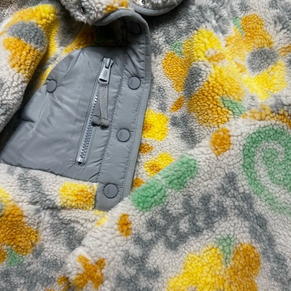 NWT Free People Hit The Slopes Printed Fleece Pullover - Picture 6 of 7